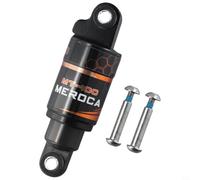 Eawfgtuw Ammortizzatore posteriore a molla ad olio per mountain bike, 125/150/165/190 mm in lega di alluminio per ammortizzatore posteriore con boccola da 24 mm, compatibile con la maggior parte (125