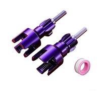 Eawfgtuw Apri filettatura interna per tubi dell'acqua in lega di acciaio, 4 punti, 6 punti per tubi in plastica PVC PPR, punta da trapano a doppia estremità compatibile con elettrico H (C)