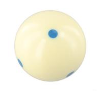 Eawfgtuw Blue Spot Palla da biliardo per pratica, palla da biliardo a 6 punti con sei punti, palla da biliardo in resina, 57,2 mm, 170,1 g, per tavolo da biliardo standard (blu)