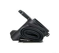 Eawfgtuw Borsa da sella per bici da strada, guscio rigido, impermeabile, in ABS, design aerodinamico, per reggisella a forma di goccia, 16 x 14 cm, colore nero