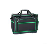 Eawfgtuw Borsa organizer per attrezzi per uso elettrico e fai da te, in tela resistente, con base rinforzata e tracolla regolabile, resistente all'acqua (45,7 cm)