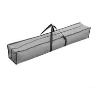 Eawfgtuw Borsa portaoggetti da campeggio in poliestere impermeabile con manico esteso per bastoni da tenda, canne da pesca e attrezzi da esterno, organizer pieghevole, grigio, 60 x 20 x 20 cm (150 x