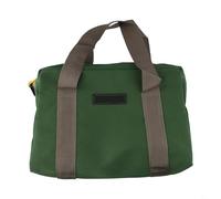 Eawfgtuw Borsa portautensili portatile da 35,5 cm di grande capacità impermeabile Oxford per la casa, il giardino e gli attrezzi da officina - verde/grigio (verde)