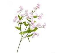 Eawfgtuw Bouquet di fiori artificiali in tessuto di seta con scritta "Forget-Me-Nots", adatto per vaso, centrotavola, festa di nozze, decorazione per ufficio (rosa)