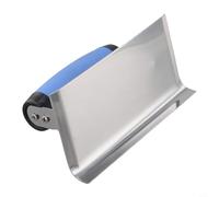 Eawfgtuw Cazzuola per intonaco con lama in acciaio inossidabile e base in lega di magnesio per calcestruzzo, cartongesso, muratura, finitura angolare, spessore 1,2 mm, manico ergonomico in plastica (A