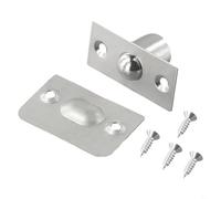 Eawfgtuw Chiusura a sfera invisibile per porta dell'armadio caricata a molla, struttura in acciaio inox e rame, per porte in legno, facile installazione a vite per armadi