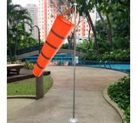 Eawfgtuw Cintura a vento antistrappo per aeroporto, in poliestere riflettente, perfetta per misurare accuratamente la direzione, stazione meteorologica per esterni e giardino