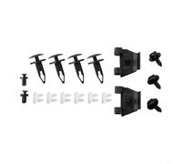 Eawfgtuw Clip per paraurti anteriore 2009-2019, elementi di fissaggio per modanatura, set di clip di fissaggio di ricambio, plastica mista, bianco (set)