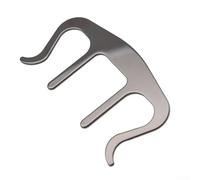 Eawfgtuw Clip per spartiti musicali per esercitarsi con chitarra, violoncello, porta pagine in acciaio per leggio, design oro rosa e nero, 9,5 x 5,5 cm, compatibile con libri (nero)