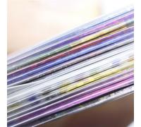 Eawfgtuw Confezione da 14 nastri per legare le mosche, materiale olografico flash da 1 mm, per filanti che fanno forniture, nastro per linee shinning colore casuale, oltre 18 metri per rotolo esca da