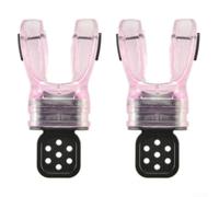 Eawfgtuw Confezione da 2 regolatori in silicone modellabili per immersioni e snorkeling, anti-perdite, per regolatori standard, attrezzatura professionale per immersioni (rosa)