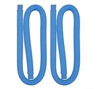 Eawfgtuw Confezione da 2 tubi di ricambio per pompa per piscina fuori terra, 3,2 cm, avvolgimento a spirale, in PVC, con doppio isolamento (blu)