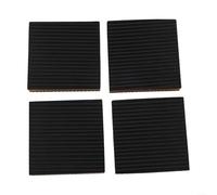Eawfgtuw Confezione da 4 cuscinetti antivibrazione in sughero composito, 100 x 100 x 22,3 mm, per lavatrice, tapis roulant, asciugatrice e macchinari pesanti, piedini per riduzione del rumore