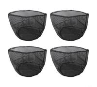 Eawfgtuw Confezione da 4 sacchetti riutilizzabili in rete per piante acquatiche e terrestri, contenitori in PVC traspirante per ninfee, iris, giunchi ed erbe aromatiche (rotondi)