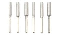 Eawfgtuw Confezione da 6 frese per affilatura motosega da 4 mm, 4,8 mm, 5,5 mm, smerigliatrice, utensili rotanti per smerigliatura per motosega elettrica, argento