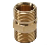 Eawfgtuw Connettore adattatore maschio per idropulitrice per prese per tubi M22/15 mm e M22/14 mm, raccordo a connessione rapida in ottone per apparecchiature elettriche da giardino, camper, barche