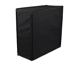 Eawfgtuw Copertura antipolvere per CPU del computer, impermeabile, in tessuto Oxford, custodia protettiva per PC host con chiusura a cerniera, nera, lavabile e riutilizzabile (62 x 26 x 52 cm)