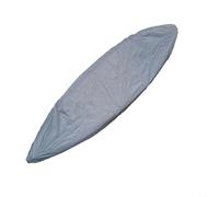 Eawfgtuw Copertura per canoa Oxford 210D impermeabile, antipolvere, resistente al sole e alla pioggia, con elastico per bordo e chiusura sicura per riporre oggetti in mare all'aperto, (grigio, 5,6-6 m