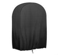 Eawfgtuw Copertura per carrello avvolgitubo da giardino a 4 ruote, in tessuto Oxford 600D, impermeabile, resistente ai raggi UV, con orlo e cinghie regolabili, adatta per passo fino a 60 cm