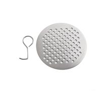 Eawfgtuw Copertura per filtro di scarico della doccia in acciaio inossidabile con design antiscivolo per bagno, filtro in acciaio inossidabile 304, 6-16 cm opzioni di dimensioni rotonde (10 cm)