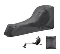 Eawfgtuw Copertura per vogatore Concept 2 - Copertura protettiva antipolvere impermeabile 241,3 x 61 x 101,6 cm, tessuto Oxford 210D con rivestimento in PU argento, antivento