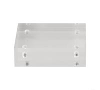 Eawfgtuw Cornice portafoto magnetica in acrilico, spessore 10+10 mm, trasparente, espositore da scrivania, con forti magneti angolari, per foto ritratti o paesaggi, poster e ricordi (4 x 6 cm)