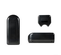 Eawfgtuw Custodia elettrica per controller di bicicletta, in plastica ABS, per protezione di giunzione della batteria, con viti, 193 x 85 mm o 198 x 95 mm, nero (193 x 85 x 73 mm)
