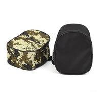 Eawfgtuw Custodia portatile per mulinello da pesca serie 7000, organizer per pesca a mosca in tessuto Oxford con diverse opzioni di trasporto, nero verde (nero)