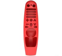 Eawfgtuw Custodia protettiva in silicone per telecomando TV LG AN-MR600, AN-MR650, AN-MR18BA, AN-MR19BA, cover morbida contro cadute e graffi, leggera, colorata (rosso)