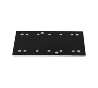 Eawfgtuw Disco abrasivo quadrato 225x115mm Multi-foro di raccolta della polvere Design per utensili elettrici Levigatura con 10 fori di aspirazione disco di lucidatura di ricambio per levigatrici