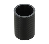 Eawfgtuw Distanziali in carbonio per forcella da 20,3 cm, kit di riser per stelo da 30/40/50 mm, distanziale in fibra di carbonio con bordo liscio per strada, finitura nera opaca (1 pezzo) (50 mm)