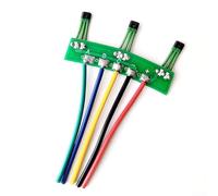 Eawfgtuw Ebike Motor Hall Sensor PCB Cable 3144 3413 Componente di ricambio per bicicletta elettrica a due ruote 120 gradi Brushless Motor Series Nero 4,5 CM