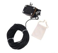 Eawfgtuw End-Fed Half-Wave 1:49 Balun HF a onde corte 3-30 MHz per prosciutto, cavo da 20 m, antenna EFHW portatile con custodia per campeggio all'aperto e SSB CW FT8