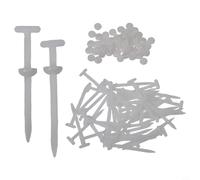 Eawfgtuw Fascette per cavi in nylon per auto, chiusure autobloccanti per automobili, 9 x 2 x 0,5 cm (150 pezzi) per riparazioni di veicoli, gestione dei fili e fissaggio paraurti (50 pezzi)