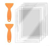 Eawfgtuw FEP Release Film Kit 200 × 140 mm, include 5 fogli e 2 strumenti di pulizia compatibili con stampanti 3D Mars 2/2 Pro e Photon Resin