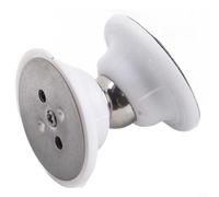 Eawfgtuw Fermaporta magnetico per camper, in ABS, per camper, roulotte, rimorchio, forte tenuta, design silenzioso di lunga durata (bianco S)