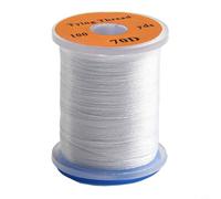 Eawfgtuw Filo di nylon fluorescente 70D, 100 m, per ami da pesca a mosca, materiale per legare il corpo luminoso per attirare i pesci, bobina per la realizzazione di esche fai da te, compatibile con