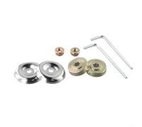 Eawfgtuw Fissaggio compreso il set del cambio destinato per la stringa del dado diritto 8 pezzi albero adattatore lama decespugliatore e piastra rider e chiave rondella di spinta metallo acciaio