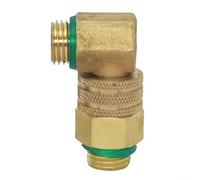 Eawfgtuw Giunto girevole a 90 gradi per sistemi di irrigazione ad alta pressione, raccordo in rame con compatibilità, connettore per tubo spray da 48-49 mm per (filettatura maschio)