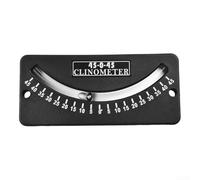 Eawfgtuw Inclinometro ABS Materiale 25-0-25 45-0-45 Scala 10-0-10 Misuratore di pendenza per montaggio su paratia marina per valutazione del pericolo da valanghe e misurazione del passo del sentiero