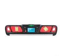 Eawfgtuw Inclinometro digitale con base magnetica, cercatore angolare elettronico 4 x 90°, display LCD retroilluminato, precisione ± 0,1 °, per lavorazione del legno, automotive e lavorazione dei