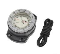 Eawfgtuw Keep Diving - Bussola subacquea con supporto da polso, impermeabile, misuratore di profondità 50 m, modulo portatile leggero (grigio)