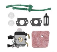 Eawfgtuw Kit carburatore con guarnizione in metallo motosega accessorio per attrezzature da prato Performance Boost Yard Maintenance Equipment Engine Kit