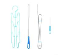 Eawfgtuw Kit di pulizia della sacca idrica con 4 spazzole per serbatoio d'acqua, tubo e valvola, strumenti di pulizia in acciaio inox, compatibile con confezioni Osprey