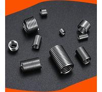 Eawfgtuw Kit di riparazione filettatura per M8, 200 inserti elicoidali in acciaio inox con strumenti, per riparazioni di elettrodomestici per la costruzione navale su rotaia, per una lunga durata