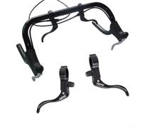 Eawfgtuw Leve del freno ausiliarie per mountain bike e bici da strada H (lebars 22,2 mm 31,8 mm in lega di alluminio, ergonomiche, montaggio superiore, barra freno H (les set (31,8 mm)