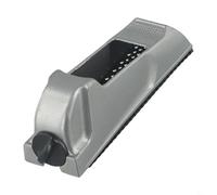 Eawfgtuw Lima manuale in acciaio inossidabile per la lavorazione del legno, raspa in metallo resistente con impugnatura antiscivolo, rilascio sicuro della lama a vite, versatile per precisione (B)