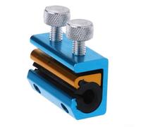 Eawfgtuw Lubrificatore per cavi moto per cavi frizione e acceleratore, strumento di lubrificazione per cablaggio in alluminio, lubrificante per manutenzione bici (blu)