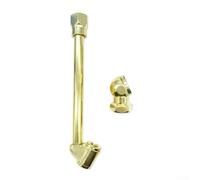 Eawfgtuw Mandrino per gonfiaggio pneumatici a doppia testa con sfera e maschio Quick Connect per biciclette, moto, auto, camion - /4 "per filettatura NPT in lega di zinco Air Tool