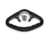 Eawfgtuw Maniglia per serbatoio di sicurezza passeggeri per moto Yamaha FZ1 FZ6 R1 R6 MT-03 MT-07 per MT-09 MT-25 XJ6 CNC in lega di alluminio con scanalature antiscivolo (nero)